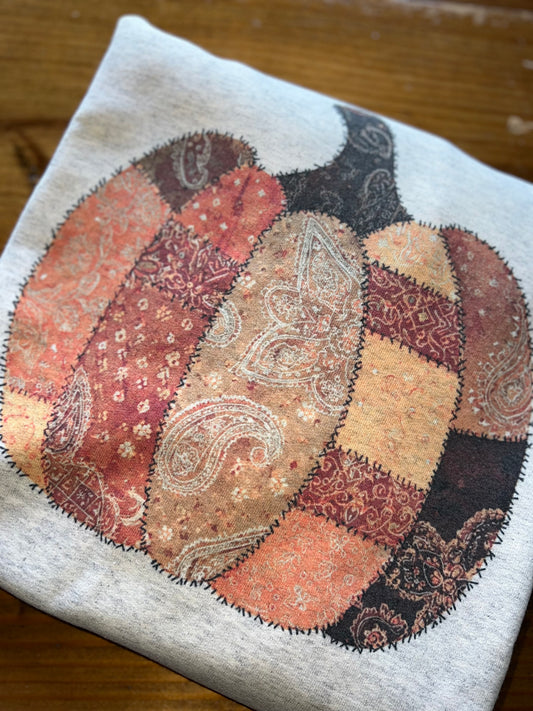 Floral Patchwork Pumpkin 🎃