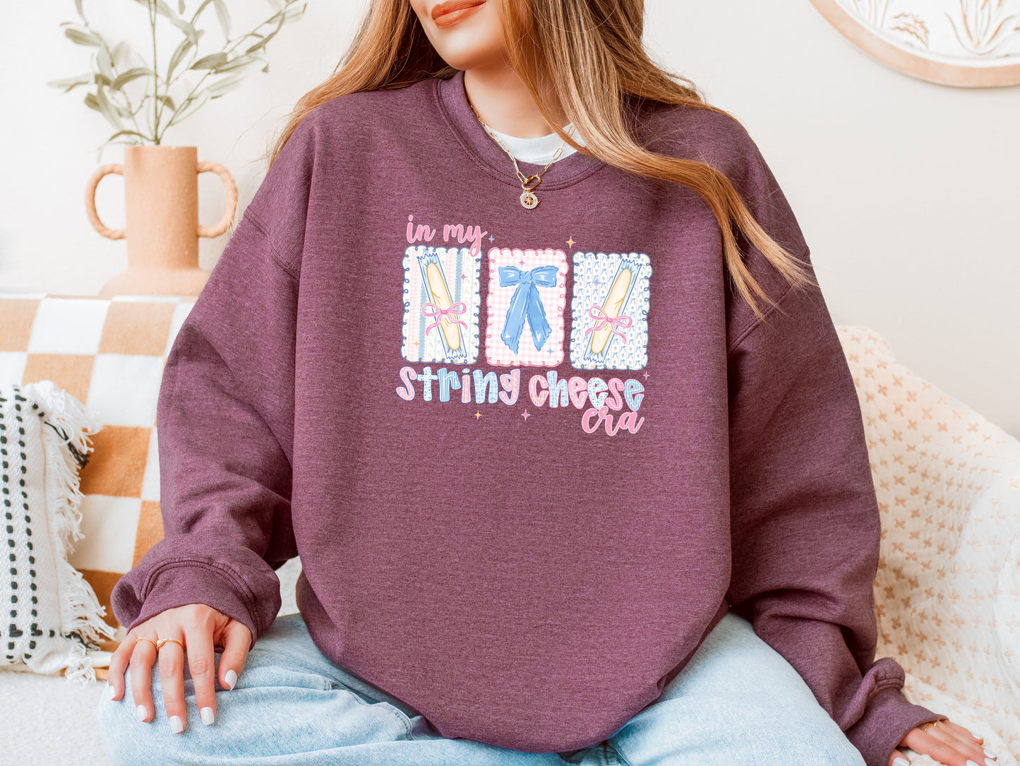 String Cheese Era Crewneck by Only Opal