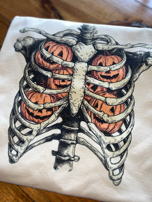 Ribcage Pumpkins