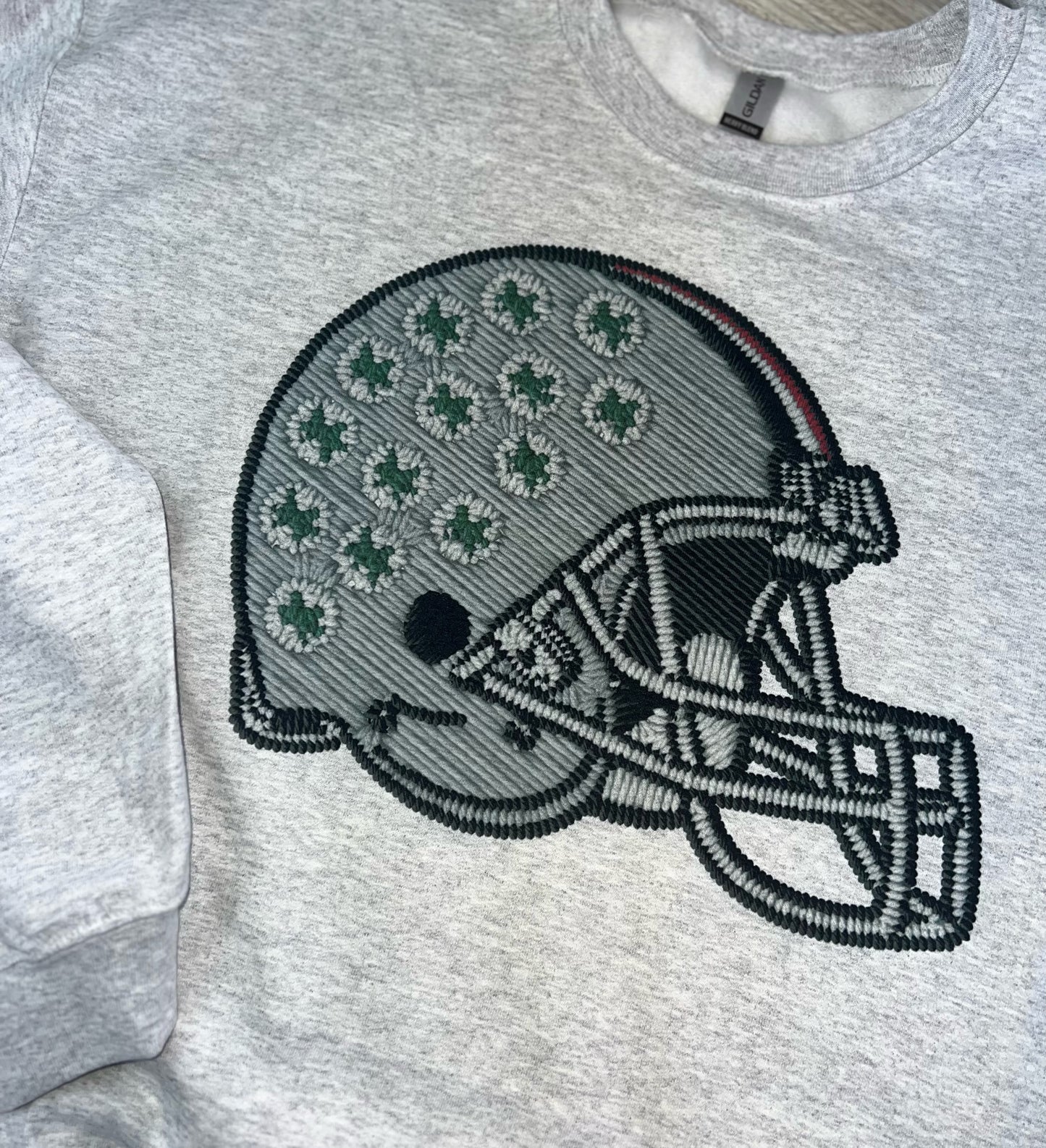 Bucks Faux Embroidered Helmet