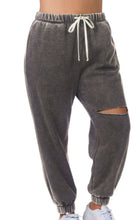 Load image into Gallery viewer, Mineral Wash - Split Knee Plus Joggers
