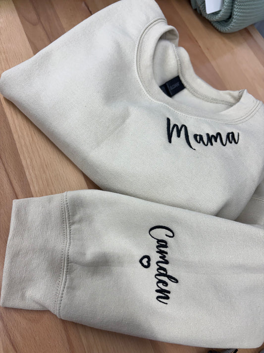 Curved Custom Neckline