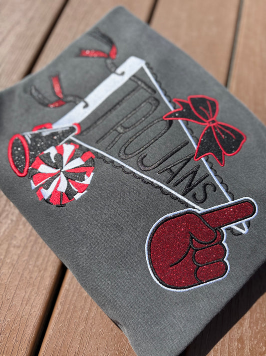 Embroidered Cheer Pennant