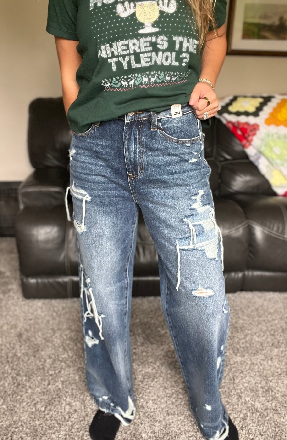 Hallie Judy Blue Jeans