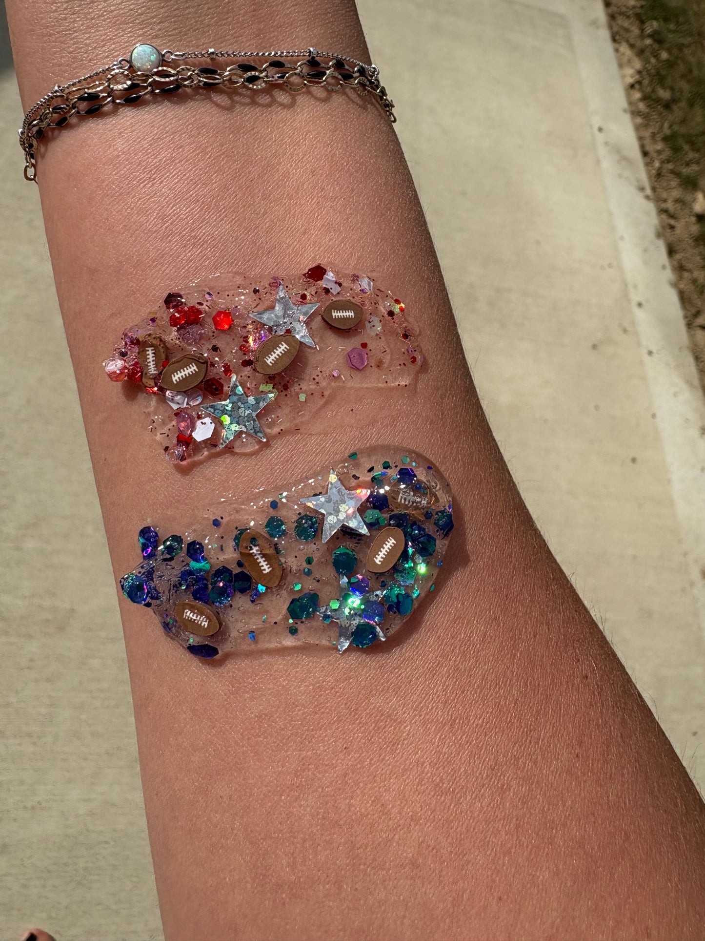 Football Hair Glitter