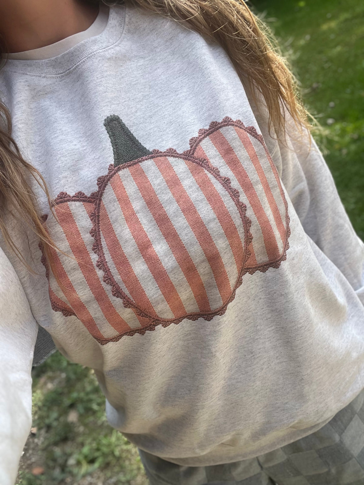 Seersucker Pumpkin Trio