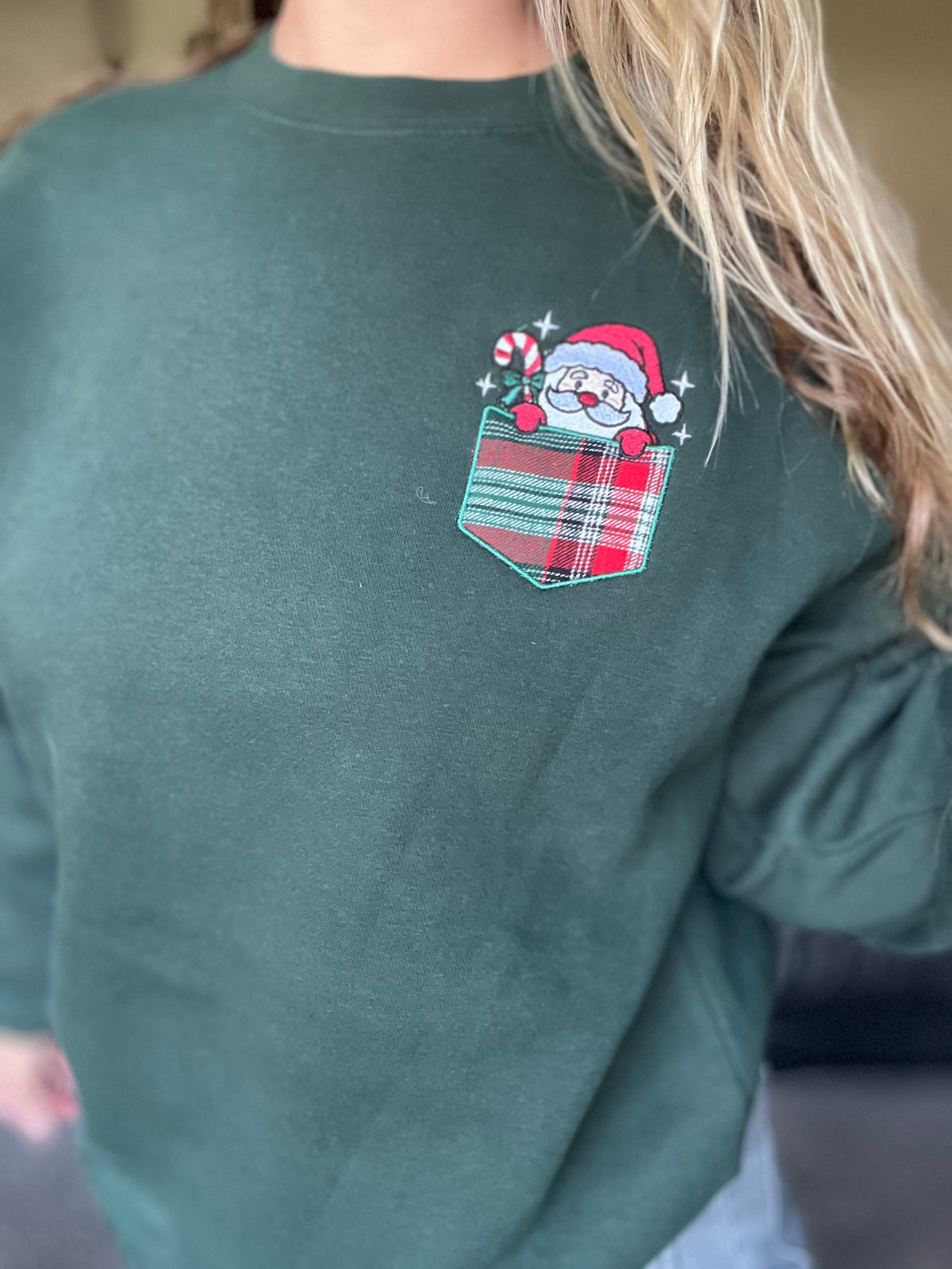 Flannel Pocket Santa