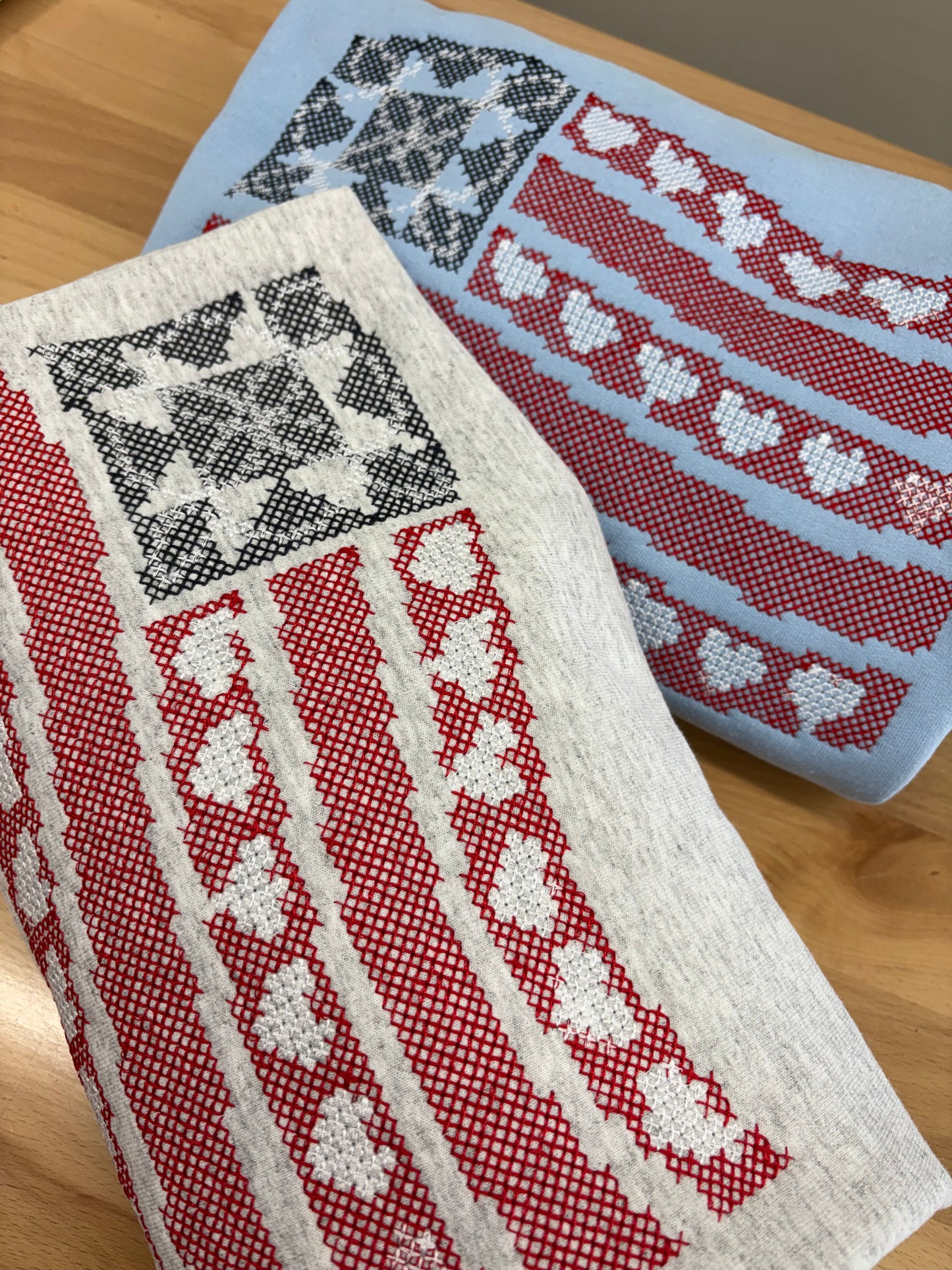 Cross Stitch Flag