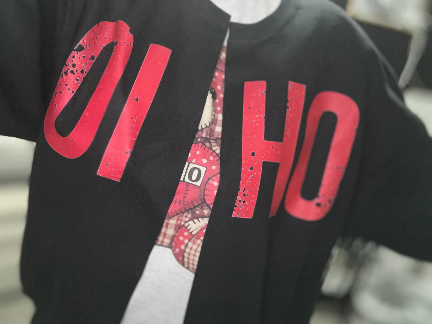OH IO Split Cardigan Sweatshirt