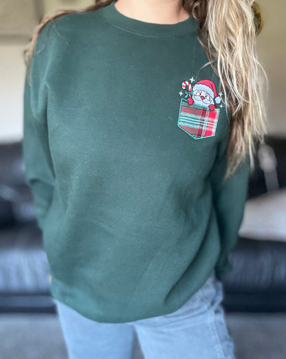 Flannel Pocket Santa