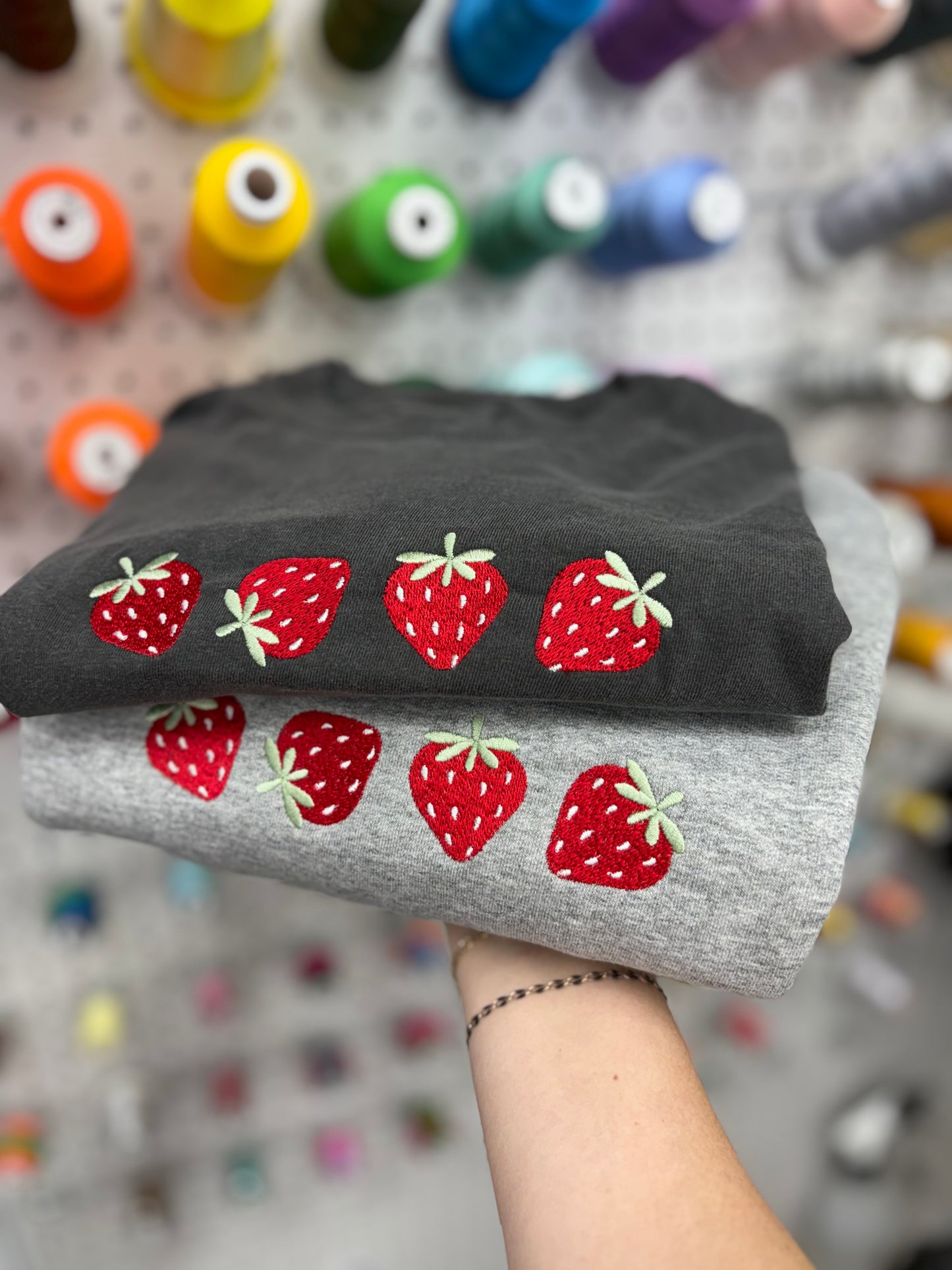 Embroidered Strawberry
