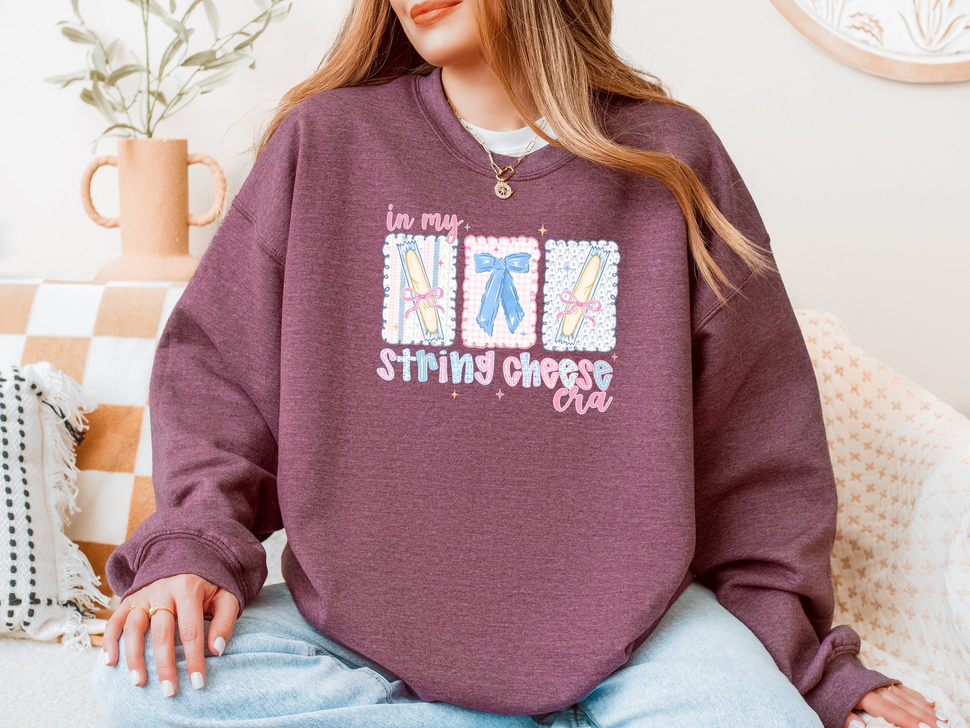 String Cheese Era Crewneck by Only Opal