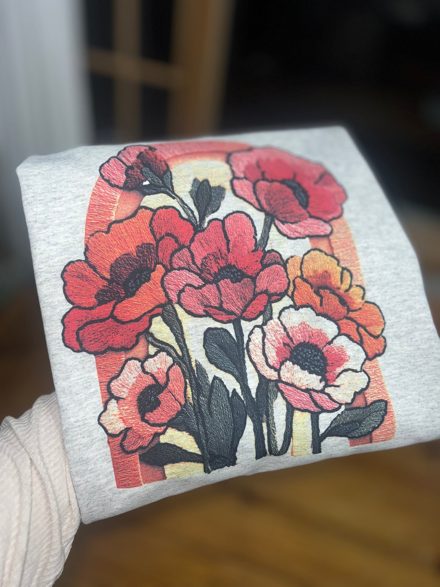 Faux Chenille Spring Flowers