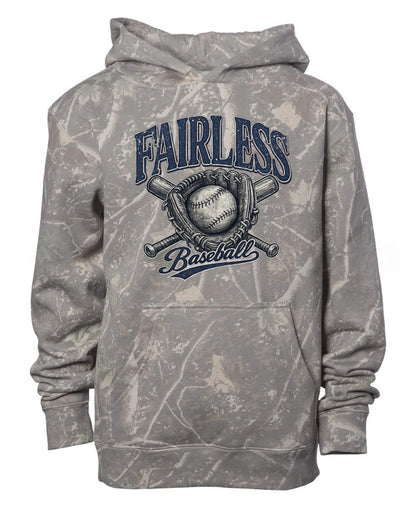 Vintage Fairless Baseball Camo Hoodie