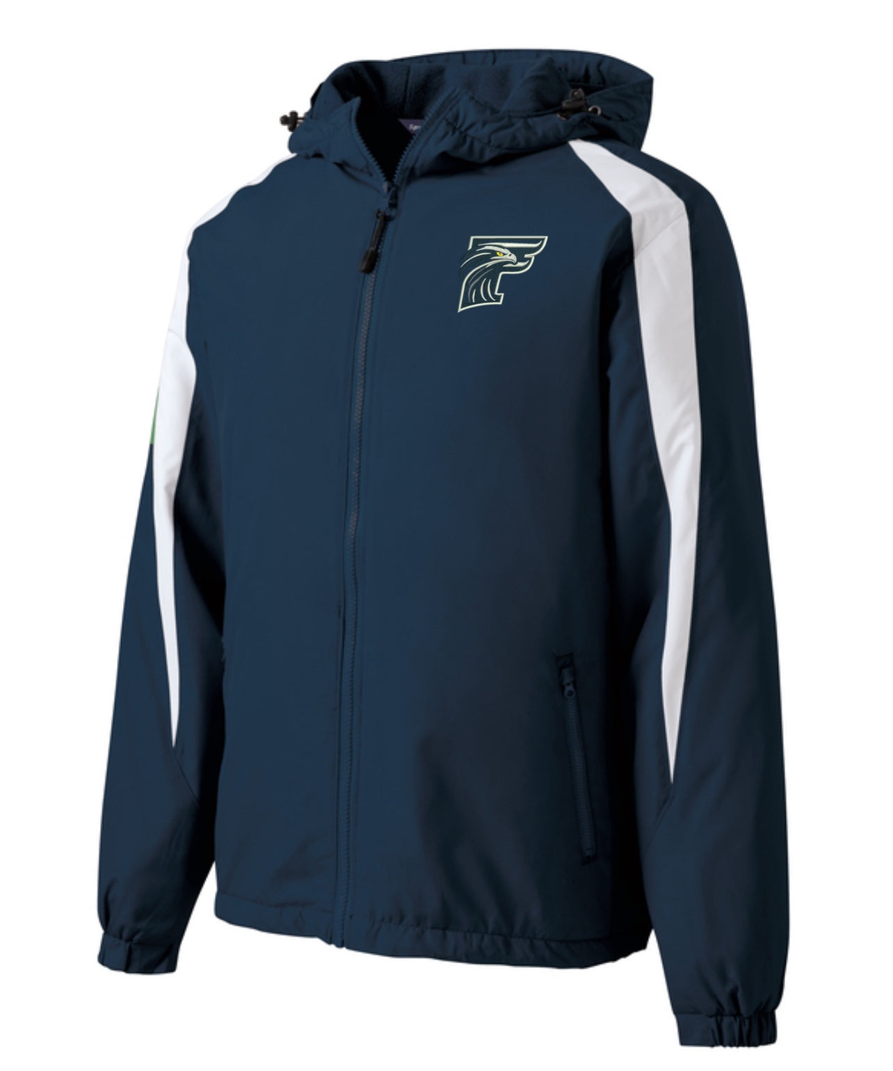 Embroidered Pocket Windbreaker
