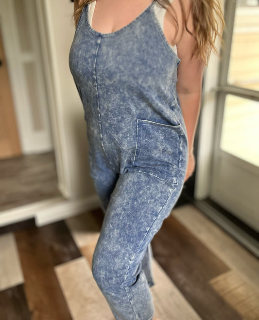 Mineral Overalls With Pockets