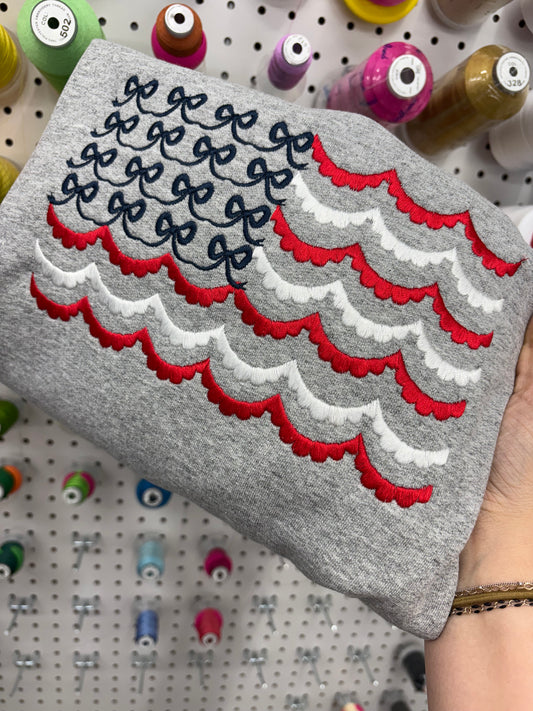 Scalloped Flag