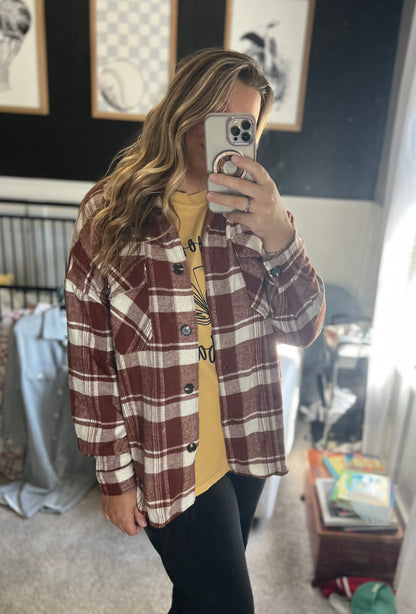 Rust Fall Vibes Shacket