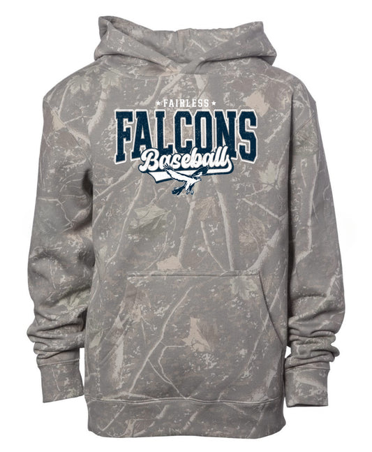 Falcons Baseball Camo Hoodie