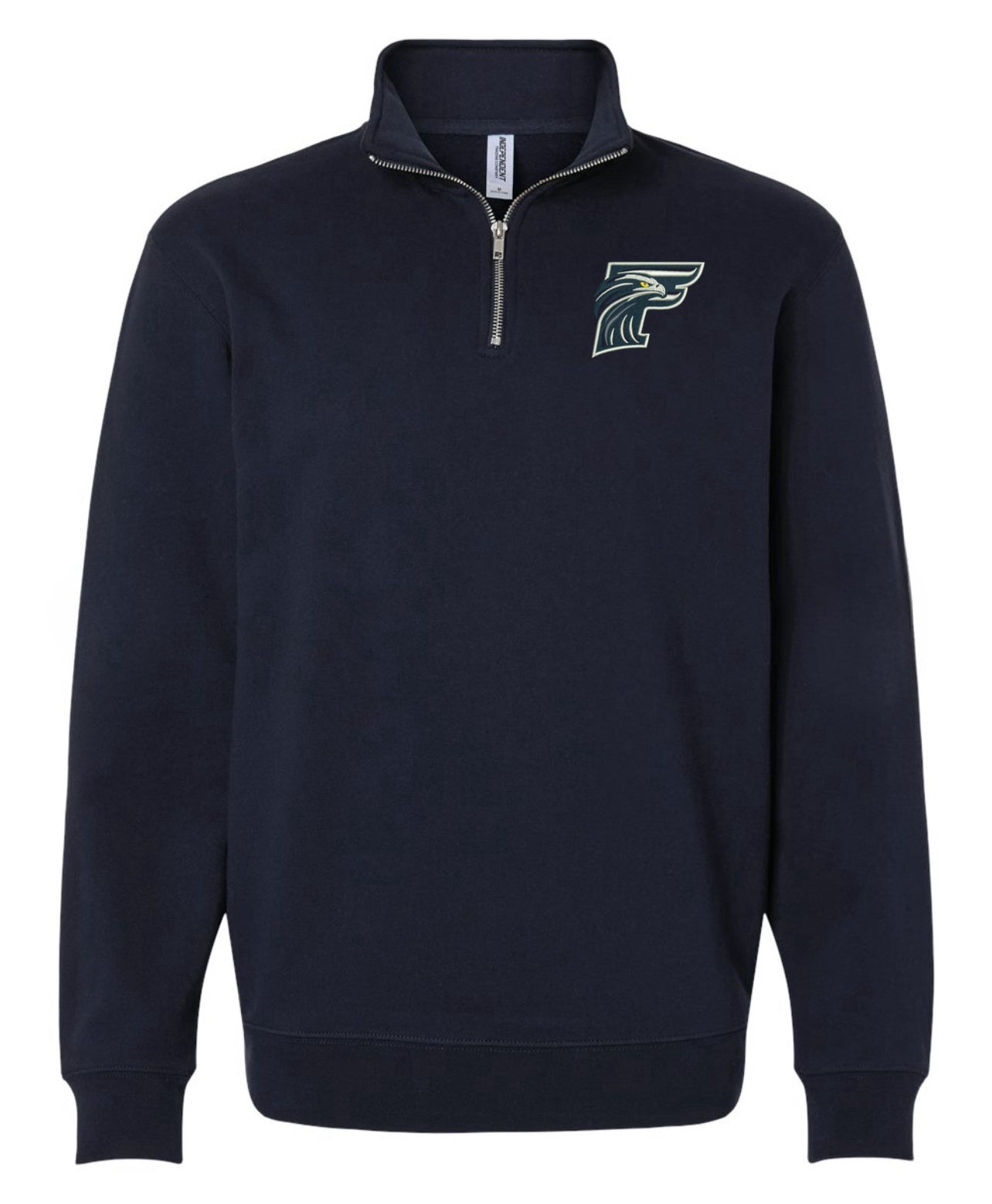 Embroidered Pocket Quarter Zip