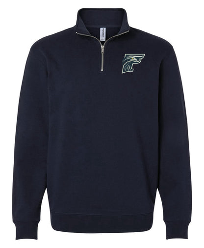 Embroidered Pocket Quarter Zip