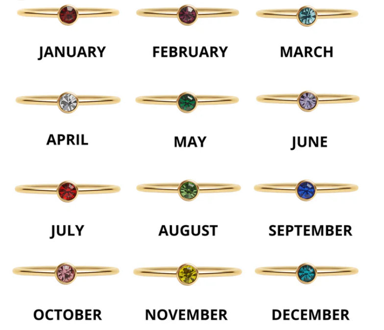 Birthstone Rings