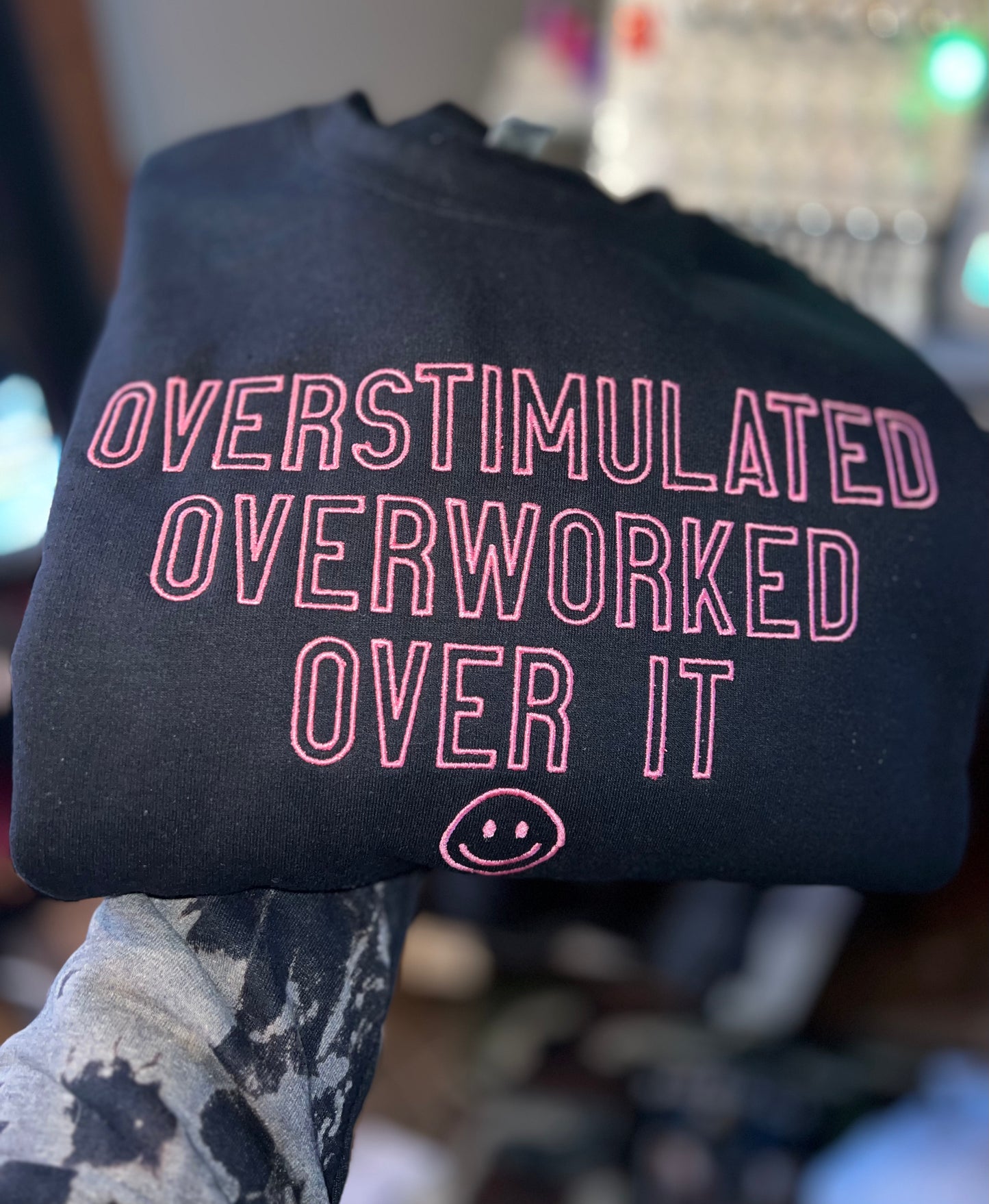 OVERSTIMULATED - Embroidered