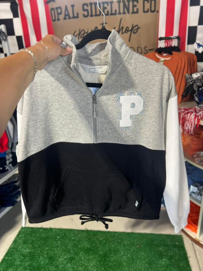 Cropped Spangle School Pocket