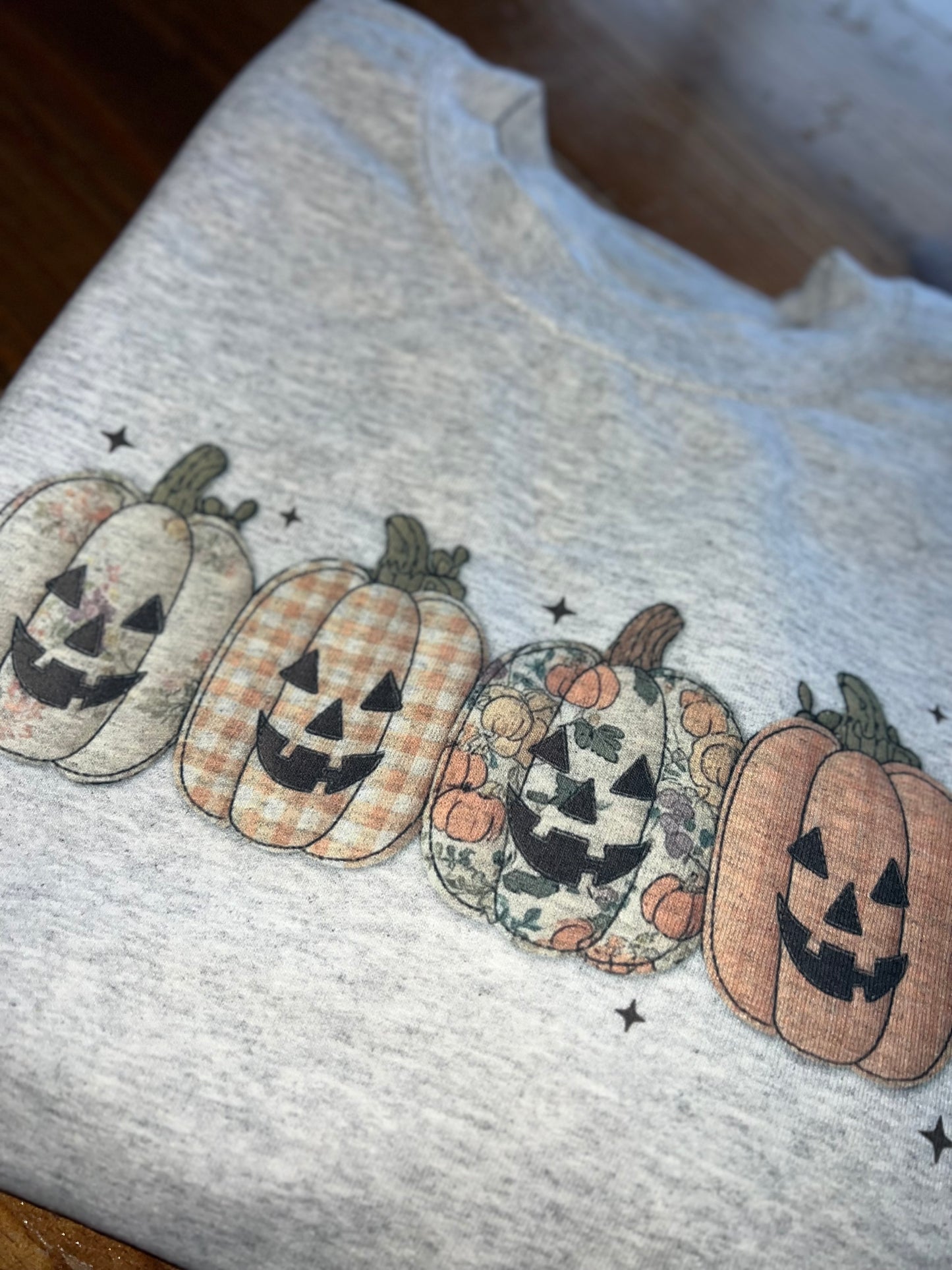 Faux Embroidered Pumpkins 🎃