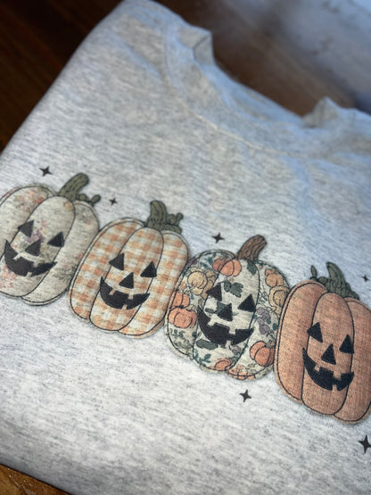 Faux Embroidered Pumpkins 🎃