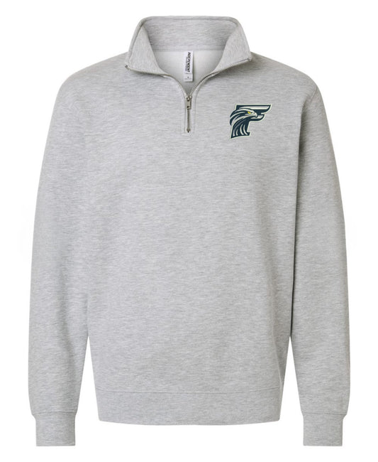 Embroidered Pocket Quarter Zip