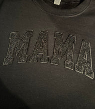 Load image into Gallery viewer, Black Glitter Embroidered Mama
