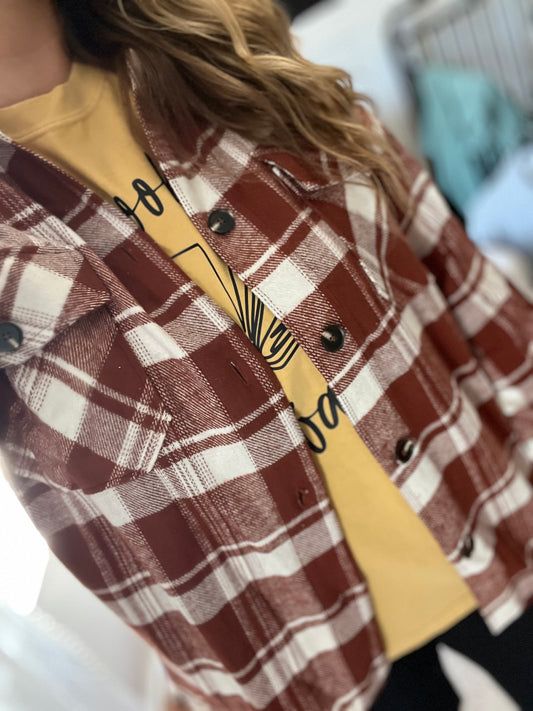 Rust Fall Vibes Shacket