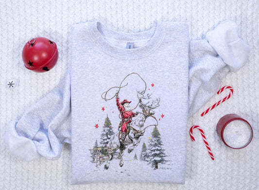 Vintage Cowboy Santa