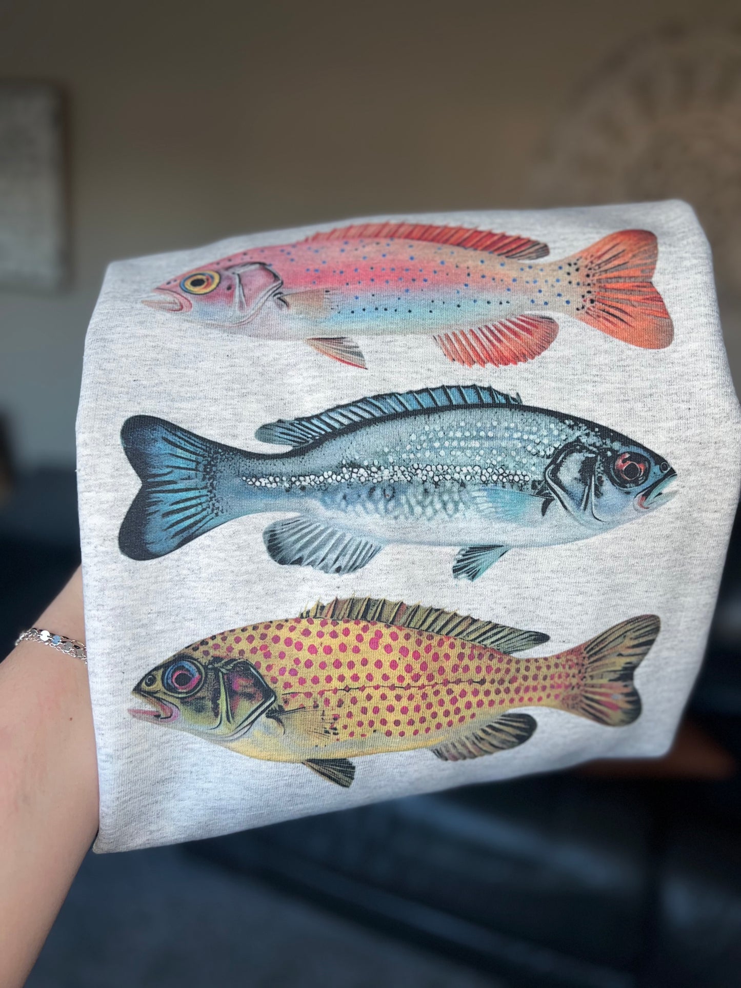 Rainbow Fish Crewneck by Only Opal