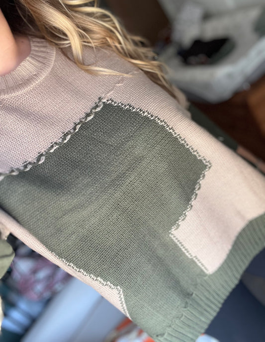 Colorblock Sweater