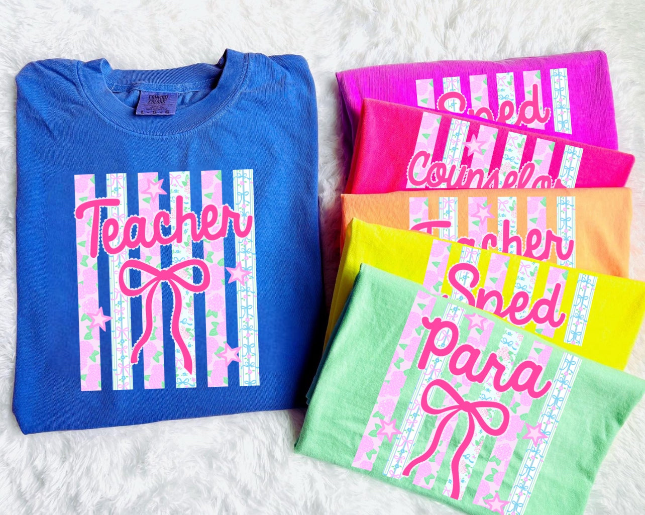Striped Floral Coquette School