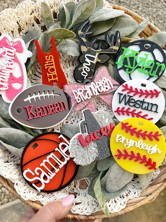 Custom Sports Bag Tag