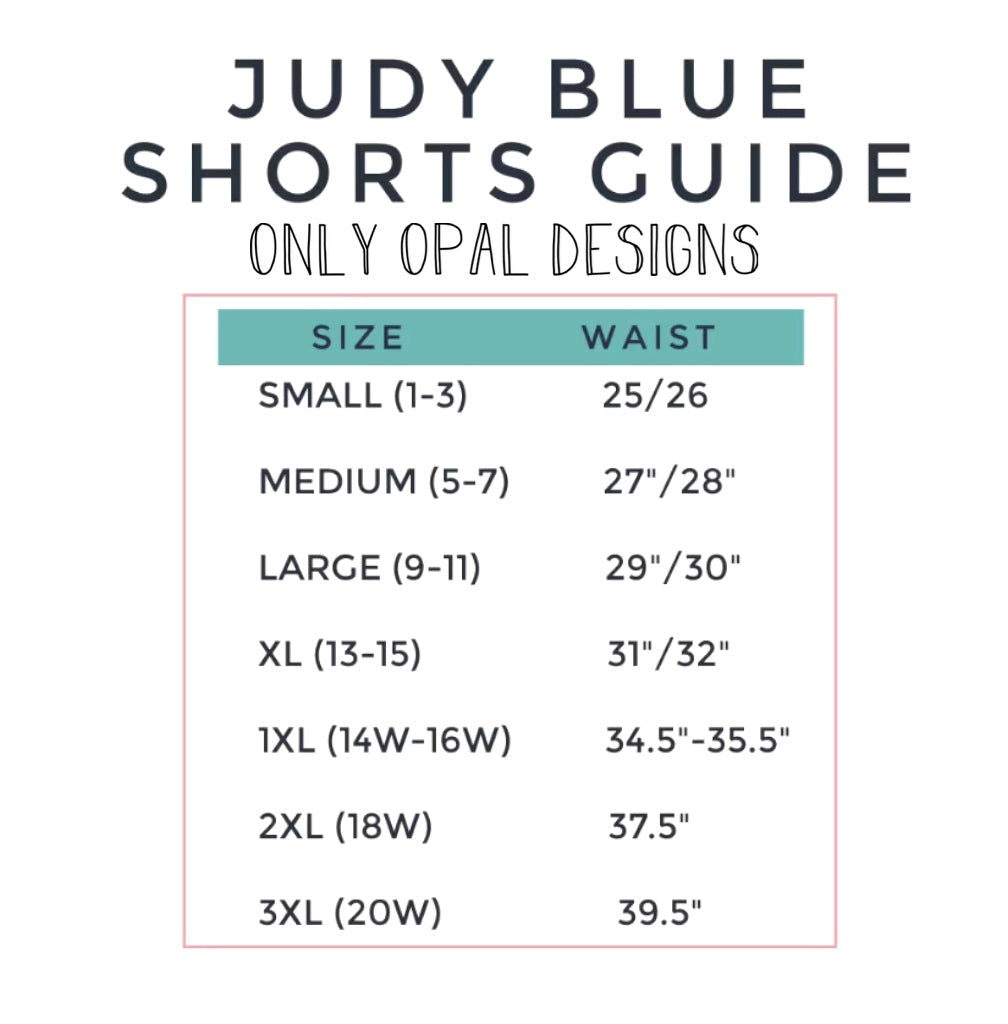 Star Spangled Judy Blue Shorts