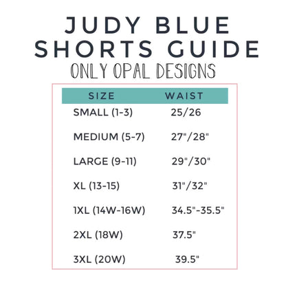 Star Spangled Judy Blue Shorts